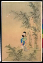 抱きしめる二人の人物